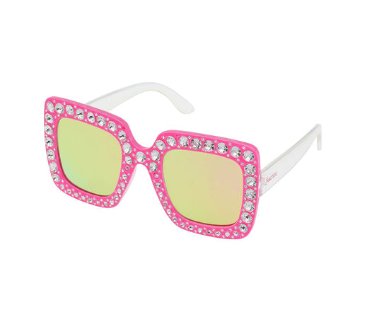 Skechers- Clothing Square Rhinestone Sunglasses