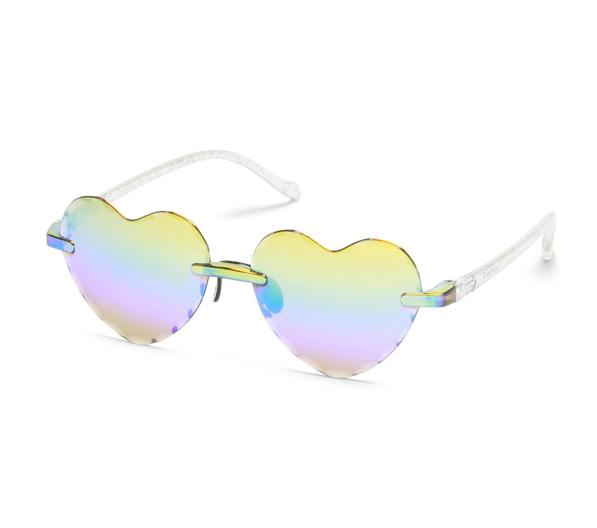 Skechers- Clothing Rimless Hearts Sunglasses