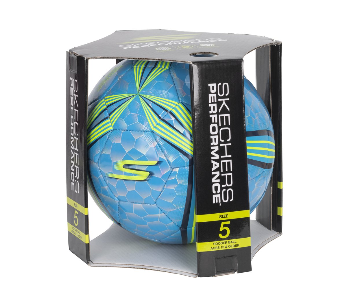 Skechers- Clothing Hex Multi Mini Stripe Size 5 Soccer Ball