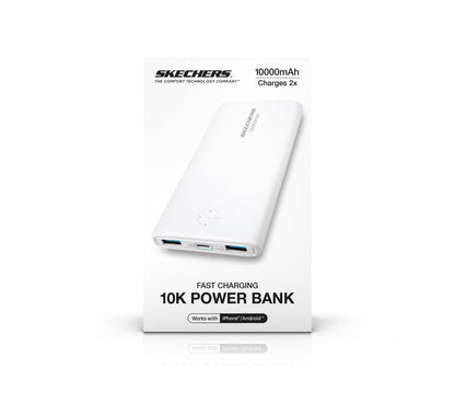 Skechers- Clothing 10k 20W USB-C Portable Power Bank Charger