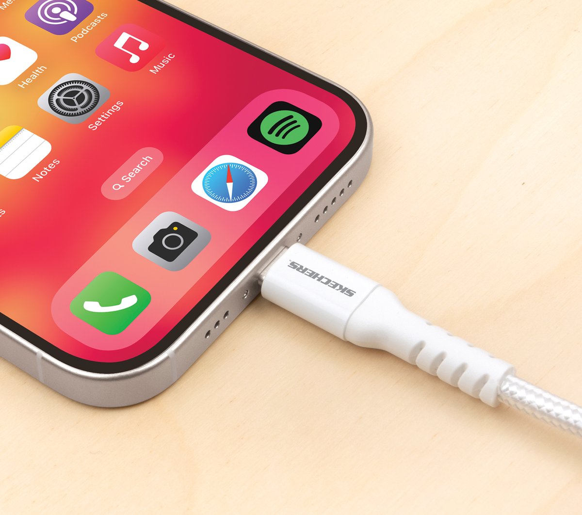 Skechers- Clothing Lightning to USB-C Charging Cable