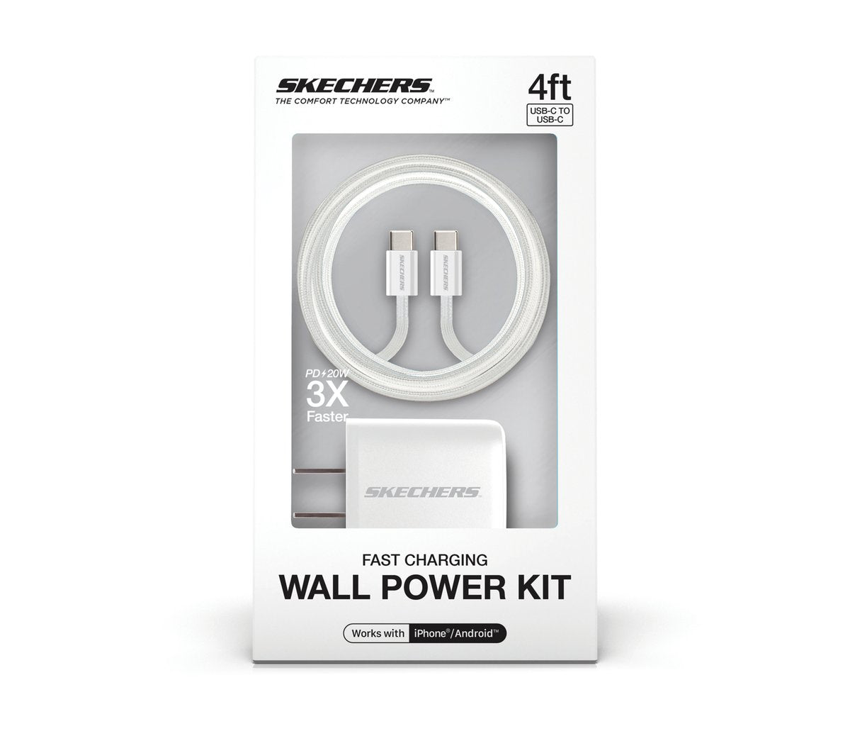 Skechers- Clothing 20W USB-C Wall Charging Kit