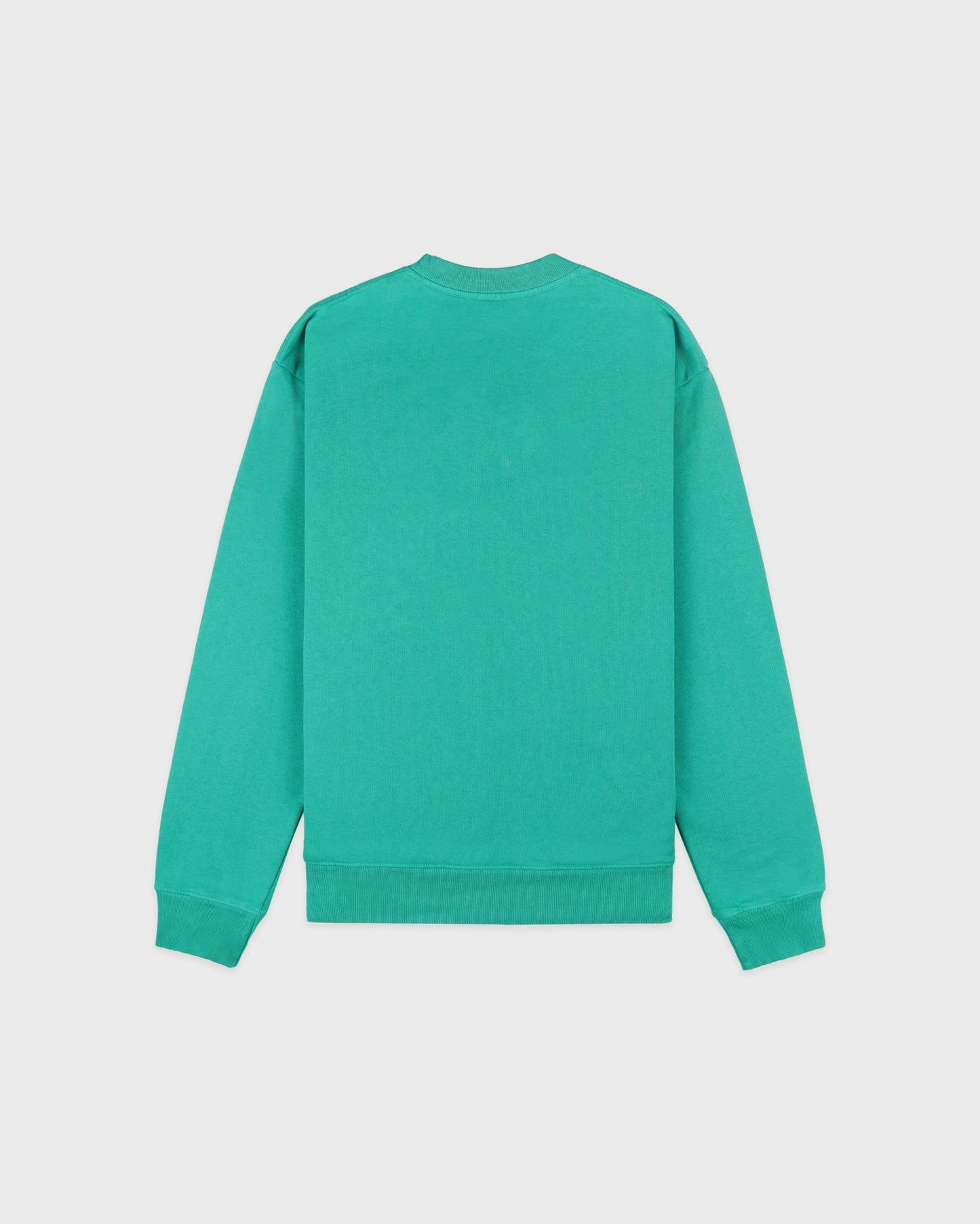 Title Embroidered Crewneck - Amalfi Green/Light Navy