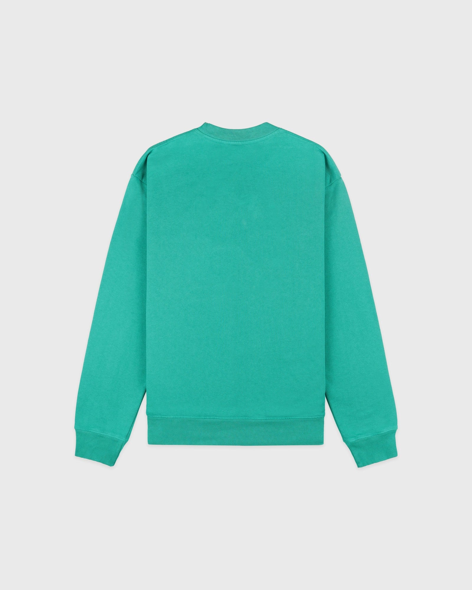 Title Embroidered Crewneck - Amalfi Green/Light Navy