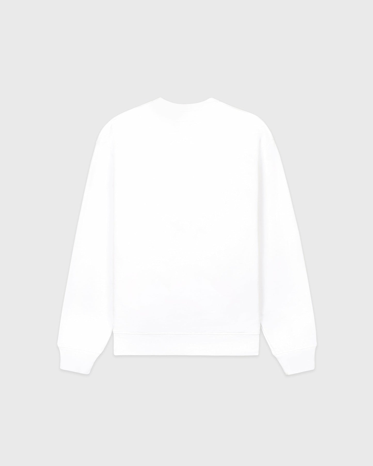 H&W Crest Embroidered Crewneck - White/Light Navy
