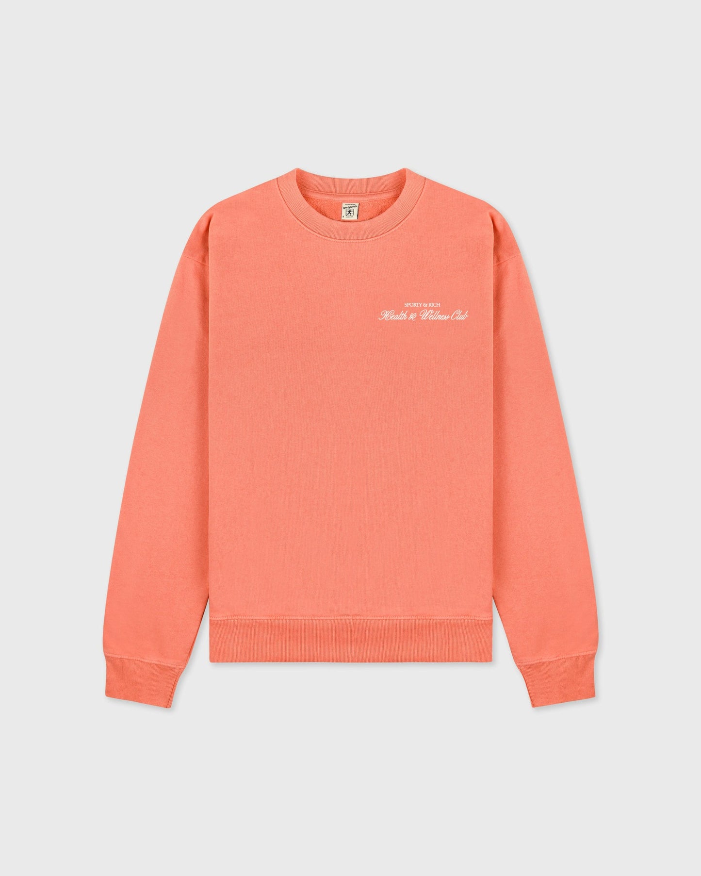H&W Club Crewneck - Flamingo/White