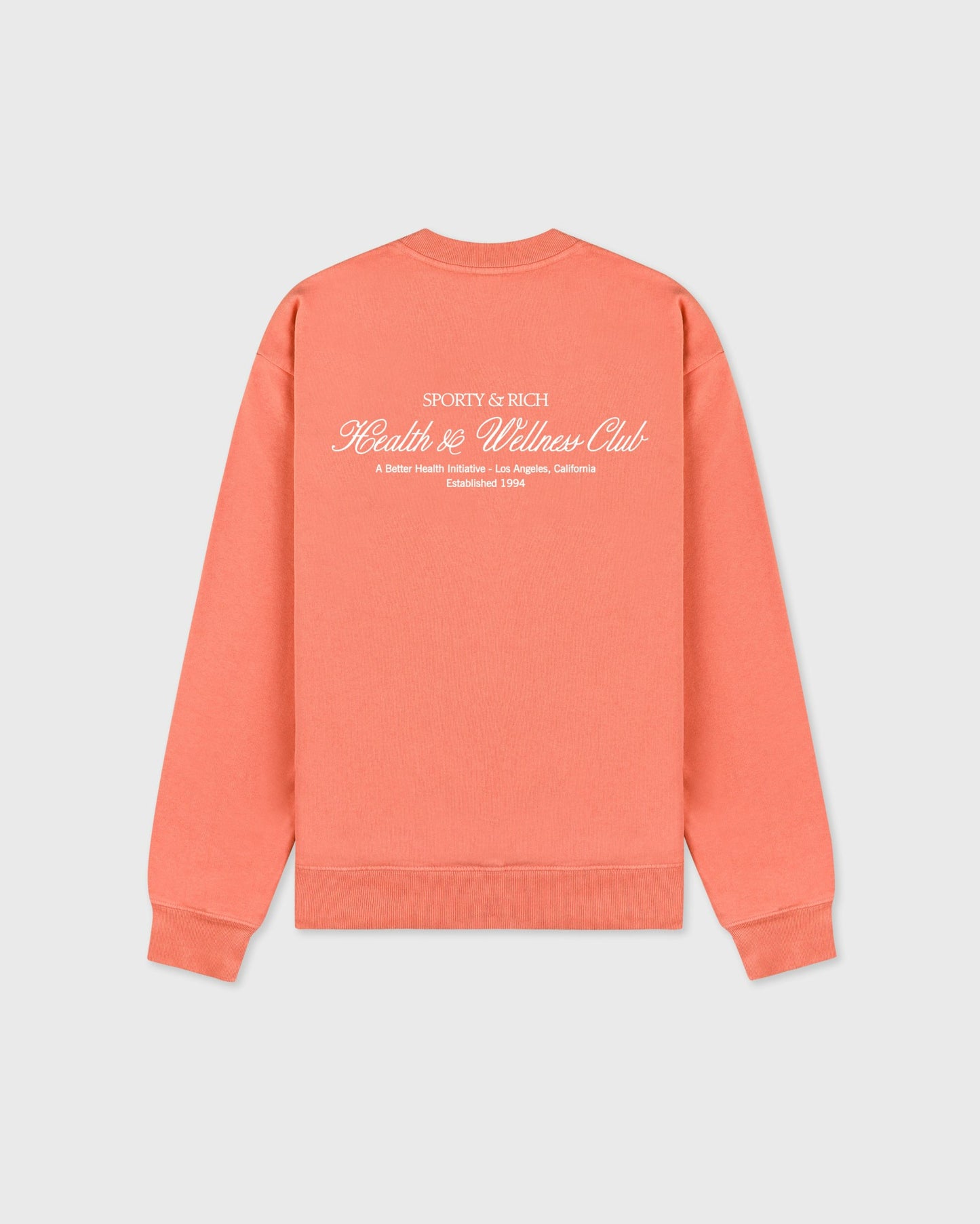 H&W Club Crewneck - Flamingo/White