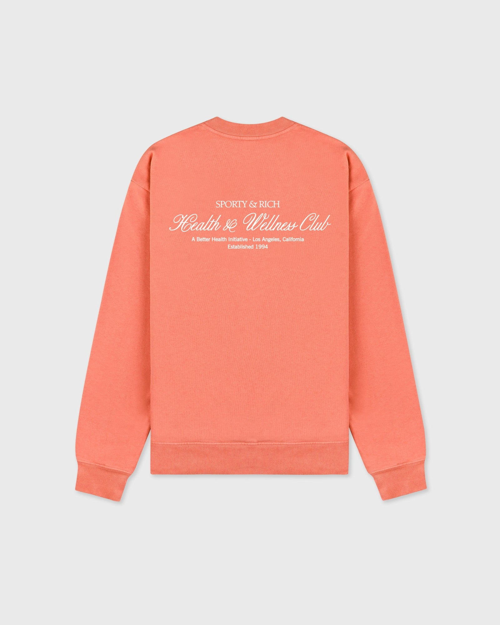H&W Club Crewneck - Flamingo/White