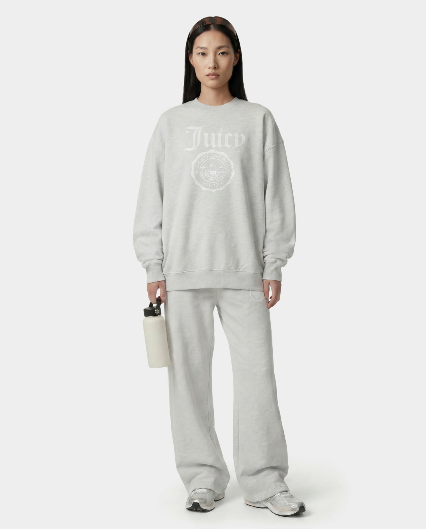 Juicy Emblem Crewneck - Heather Gray