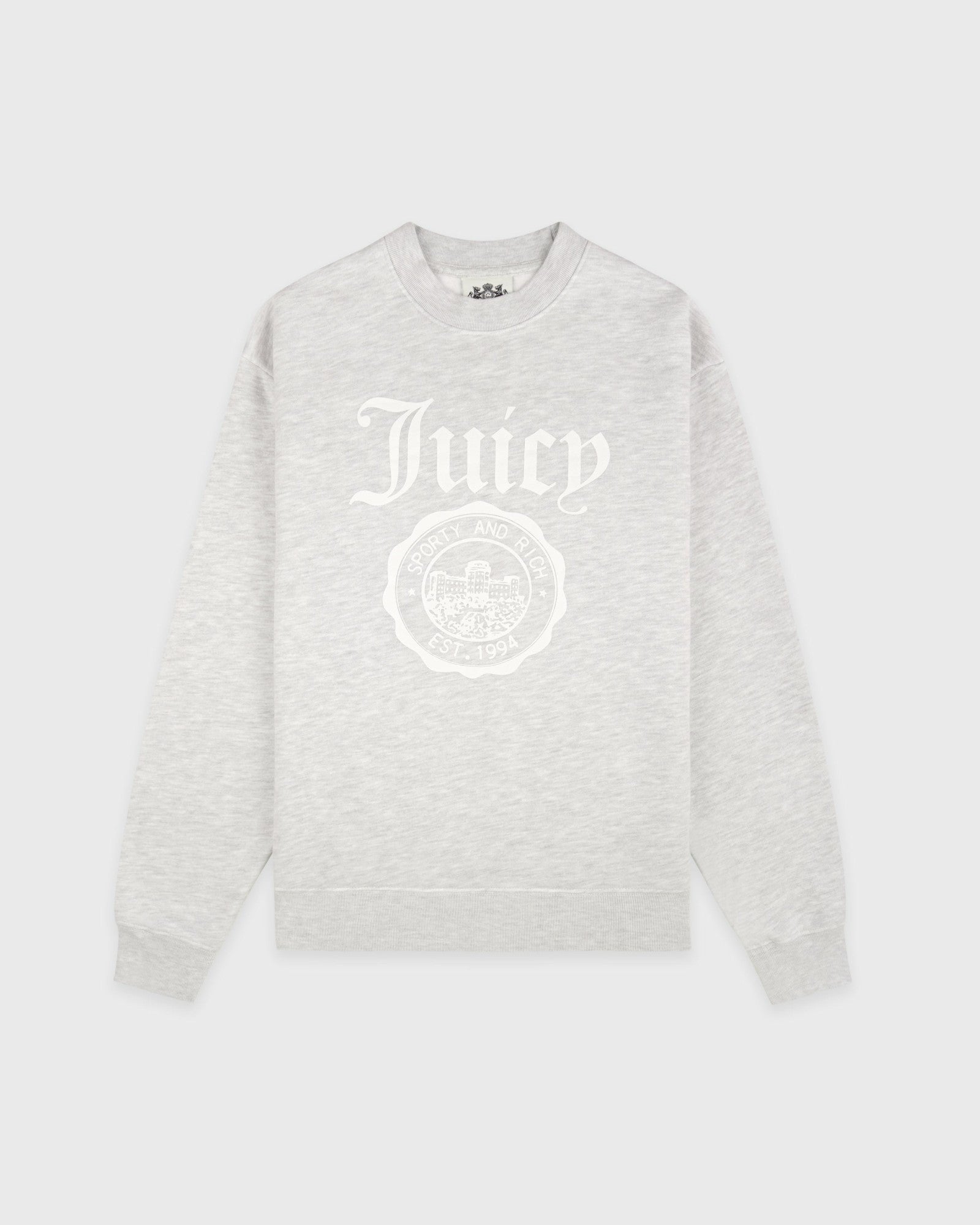 Juicy Emblem Crewneck - Heather Gray