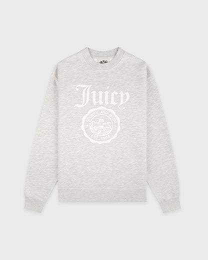Juicy Emblem Crewneck - Heather Gray