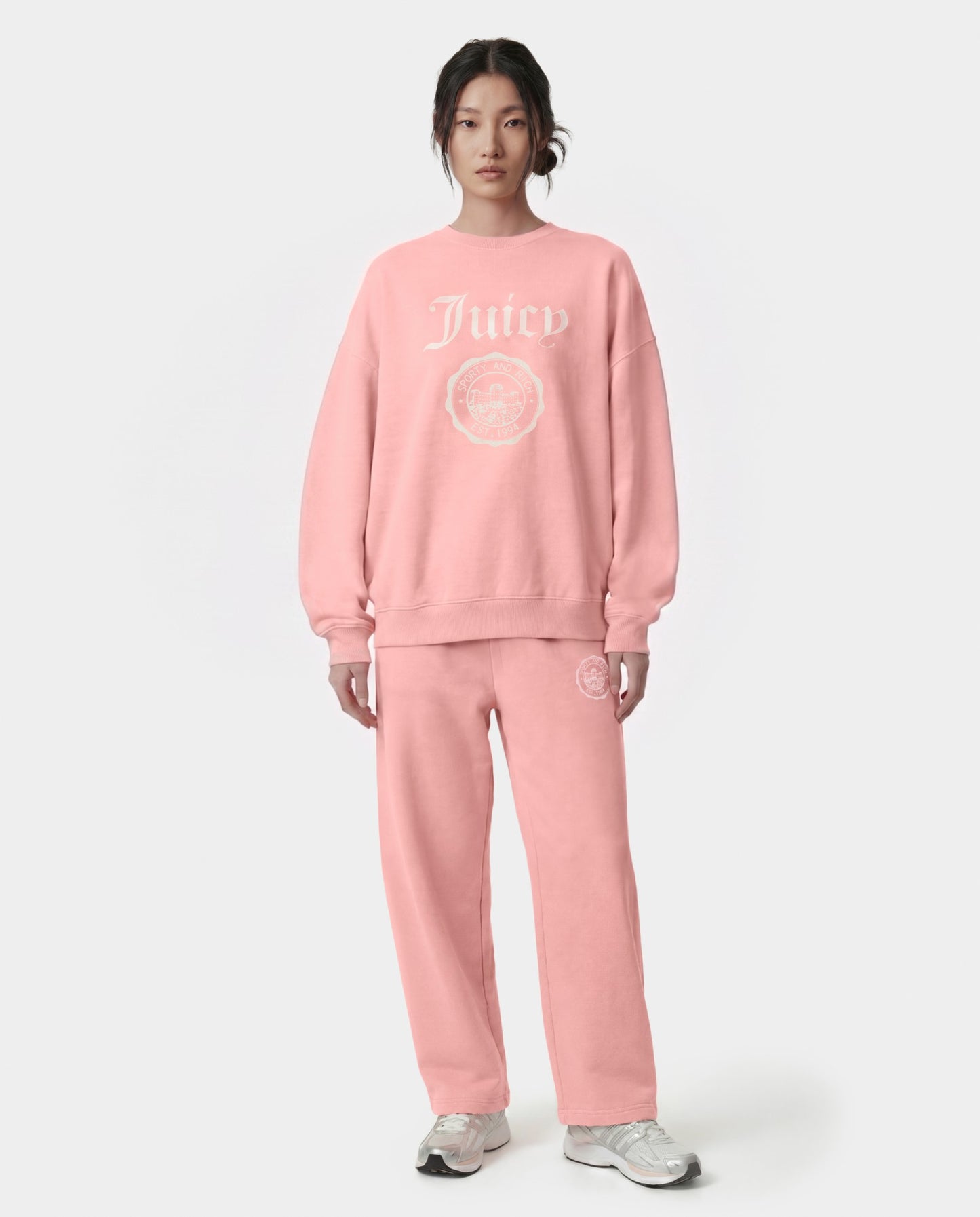 Juicy Emblem Crewneck - Rose