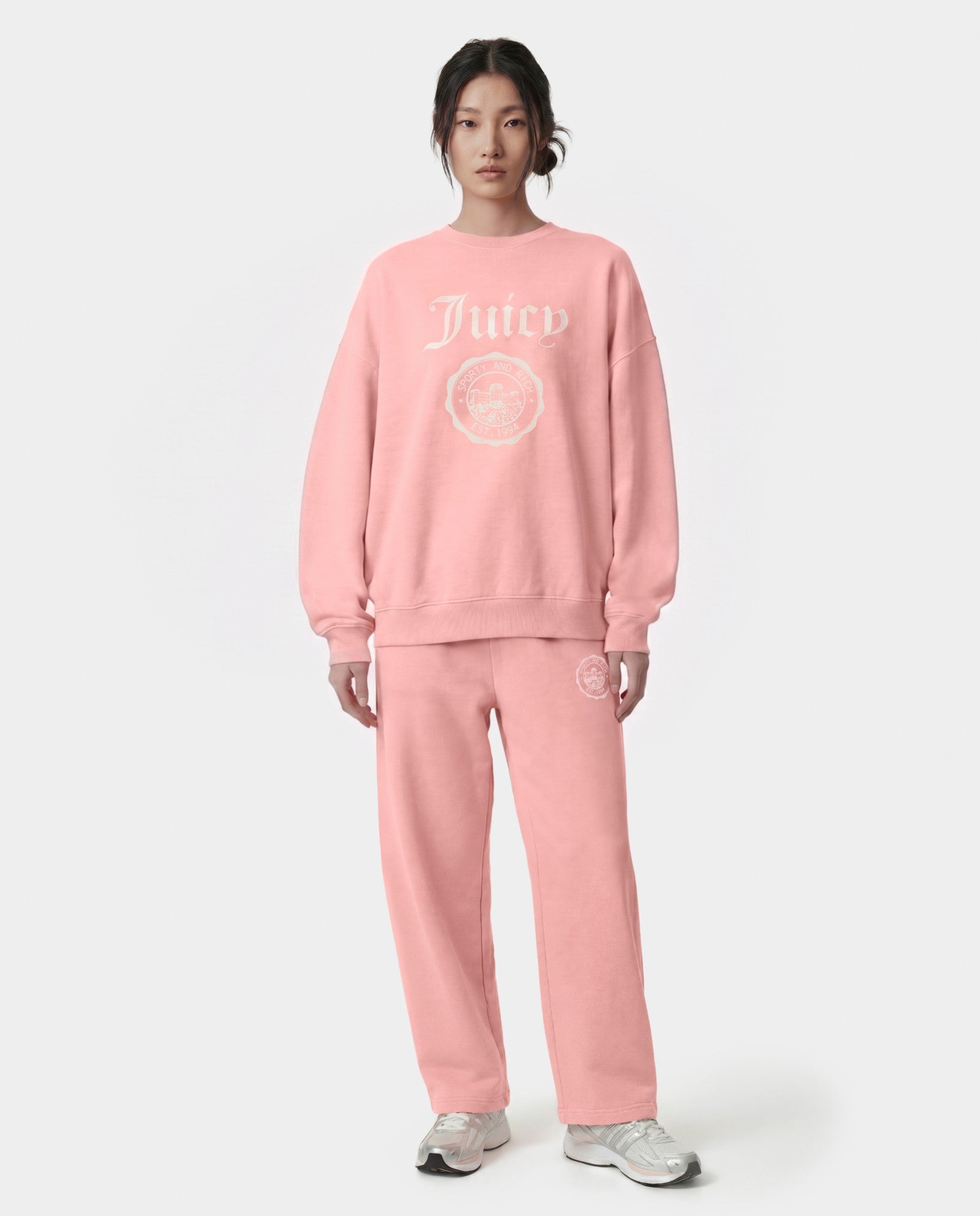 Juicy Emblem Crewneck - Rose