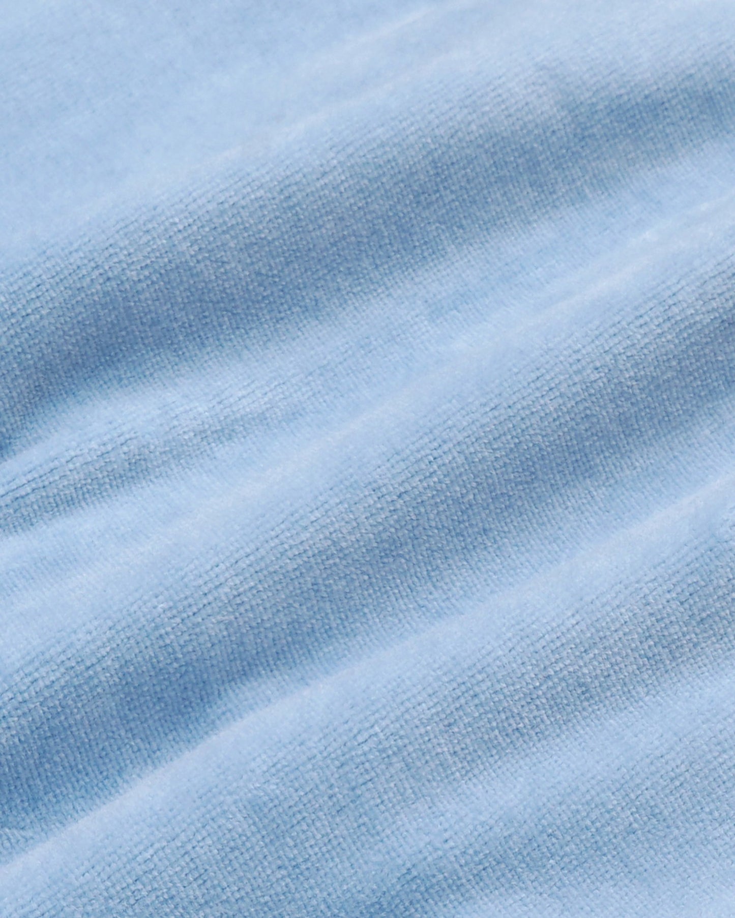 Juicy Script Velour Zip Hoodie - Sky Blue