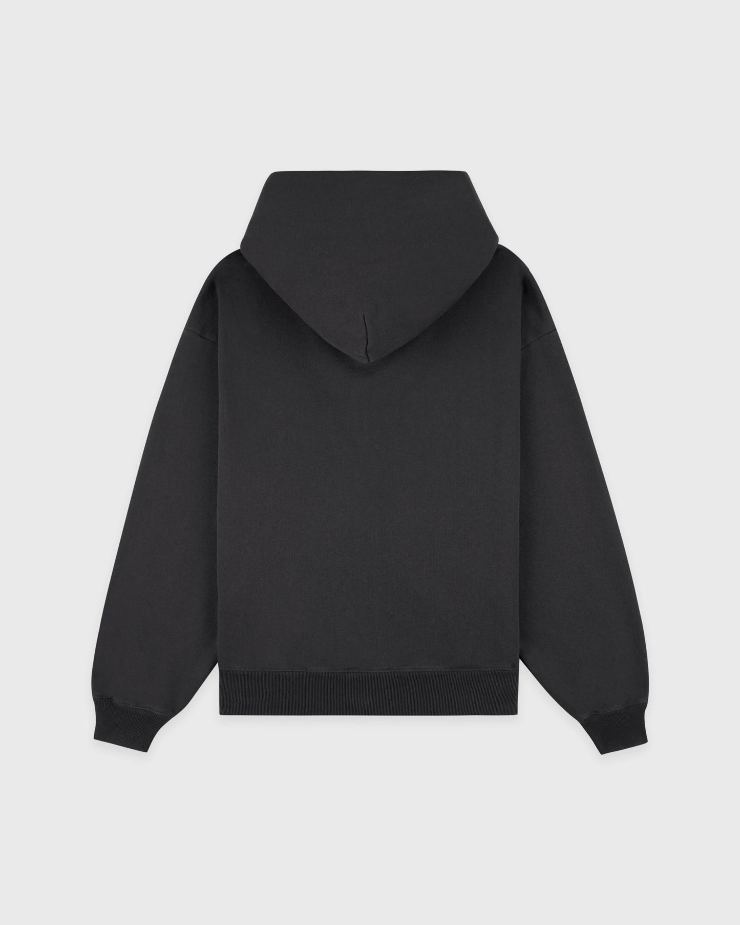 Varsity Crest Zip Hoodie - Carbon