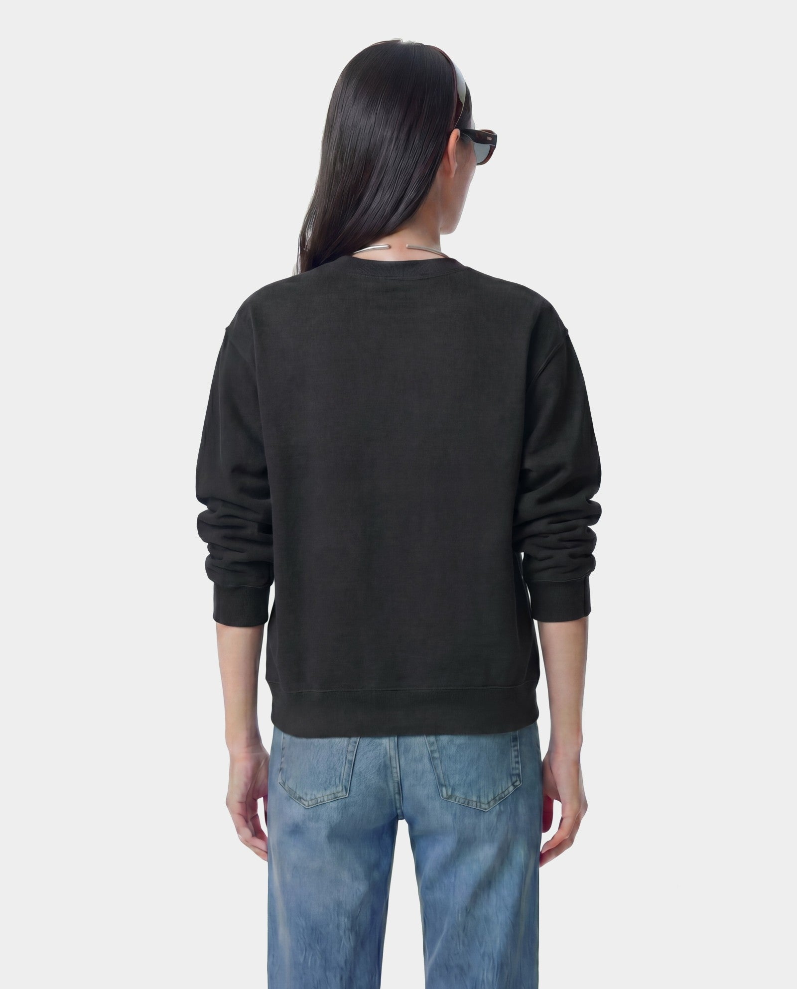 Varsity Crest Crewneck - Carbon