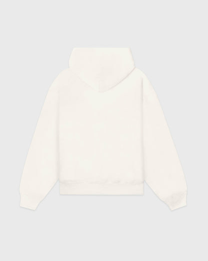 SR Sport Embroidered Zip Hoodie - Ecru