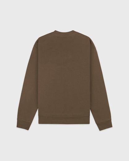 H&W Crest Embroidered Crewneck - Sand