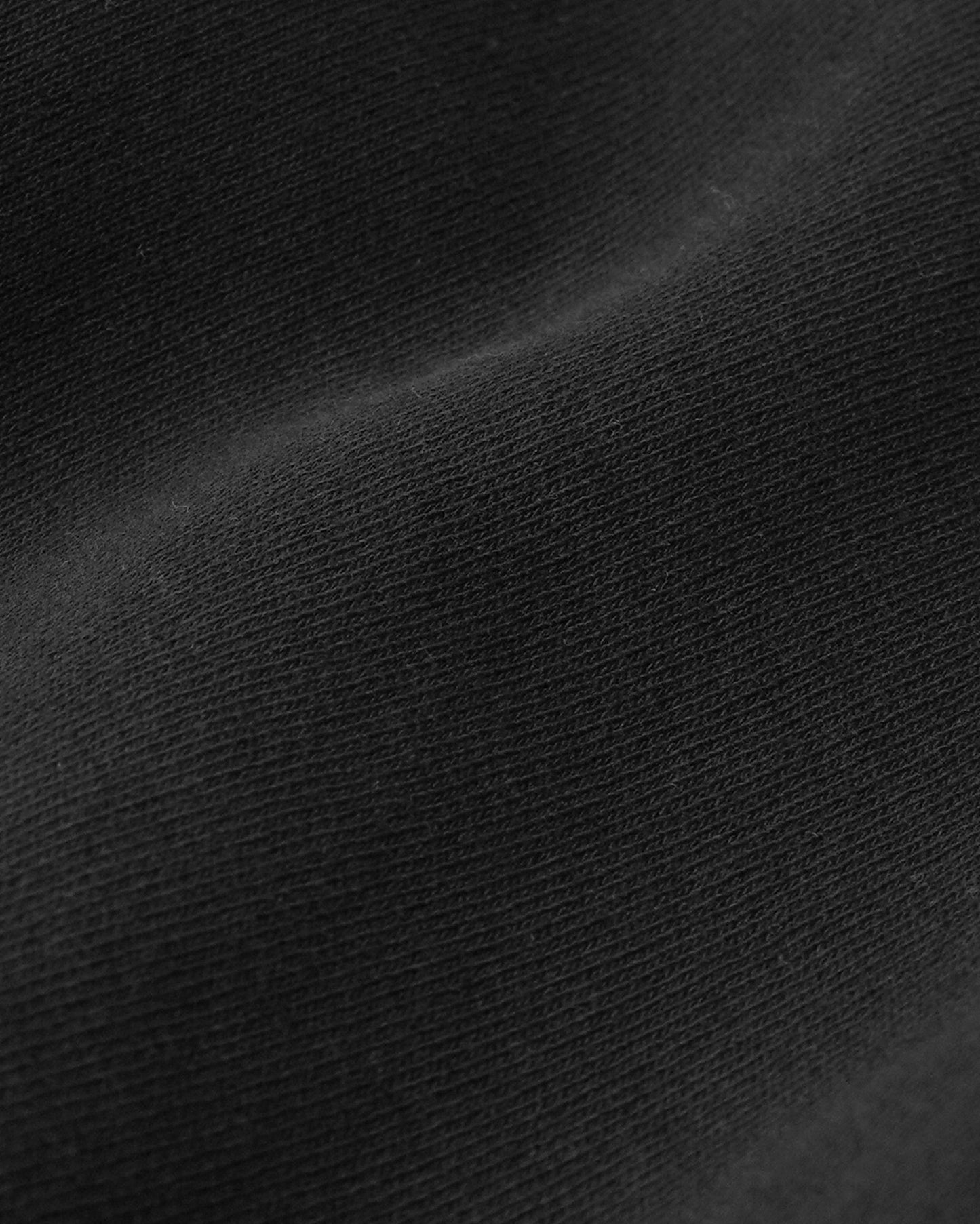 Serif Logo Embroidered Hoodie - Faded Black/White
