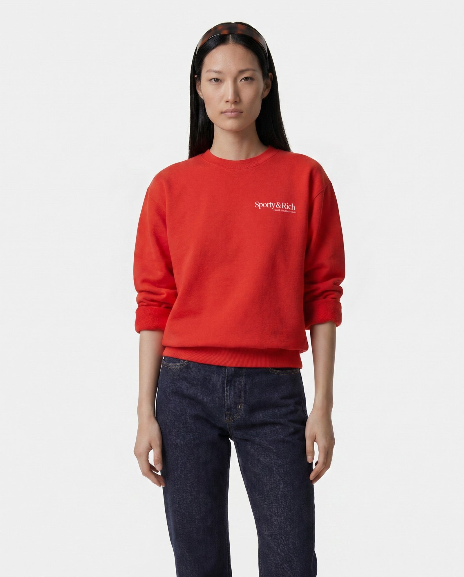 Modern Crewneck - Ruby
