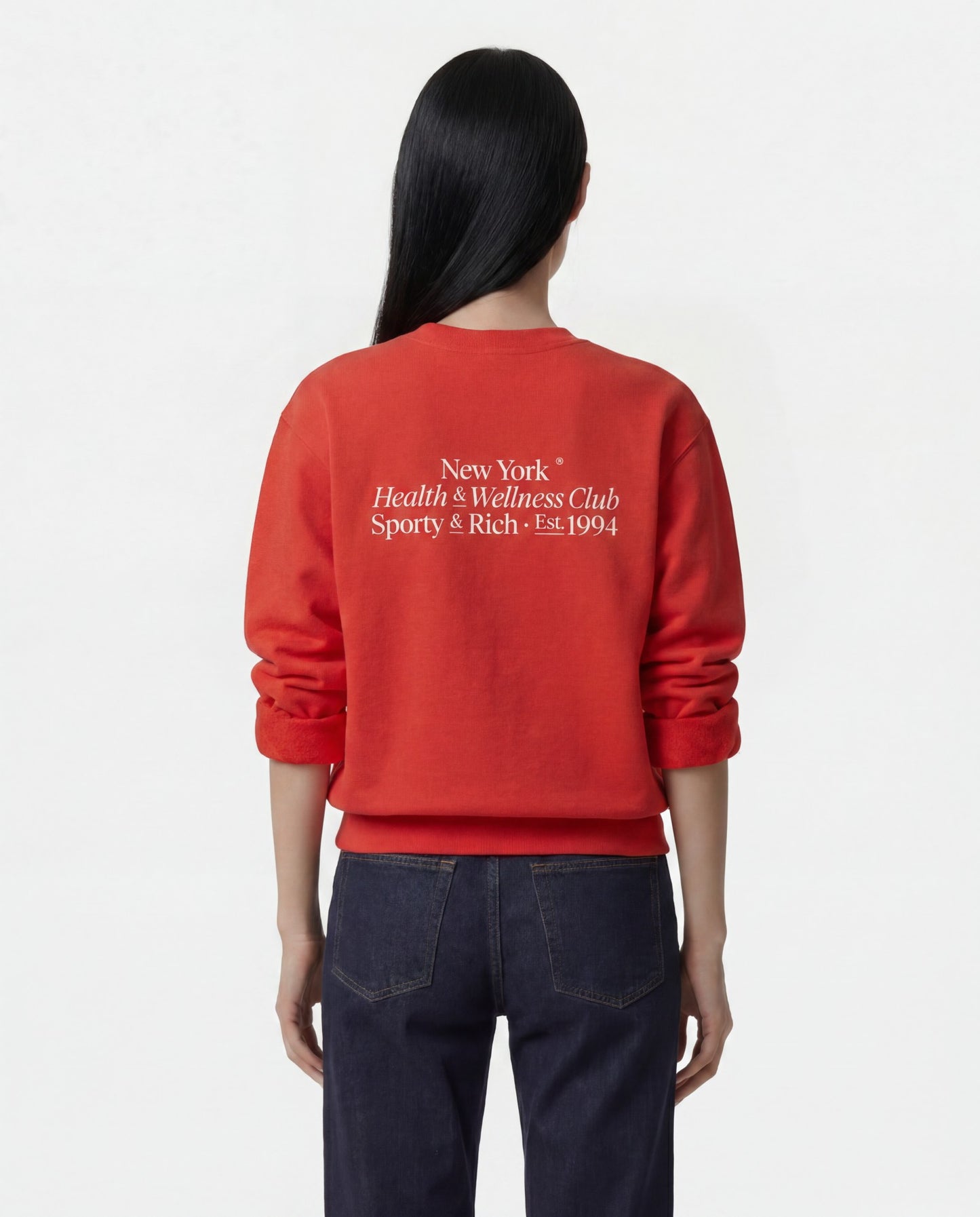 Modern Crewneck - Ruby