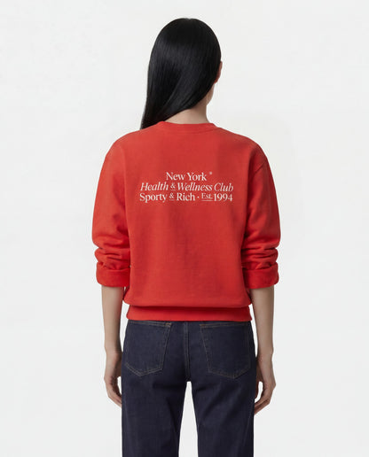 Modern Crewneck - Ruby