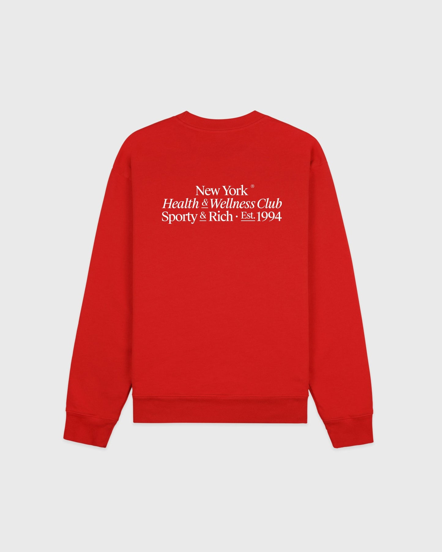 Modern Crewneck - Ruby