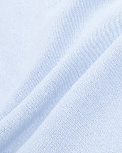 Serif Logo Embroidered Polo - Ciel