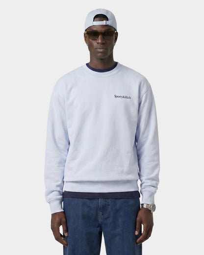 Play Tennis Crewneck - Ciel/Navy