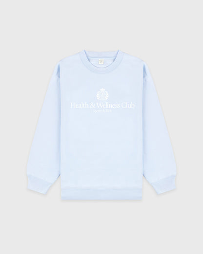 H&W Crest Crewneck - Ciel