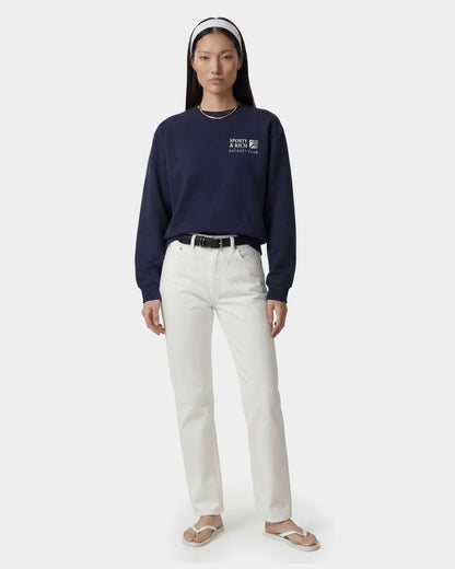 Promo Crewneck - Navy/White