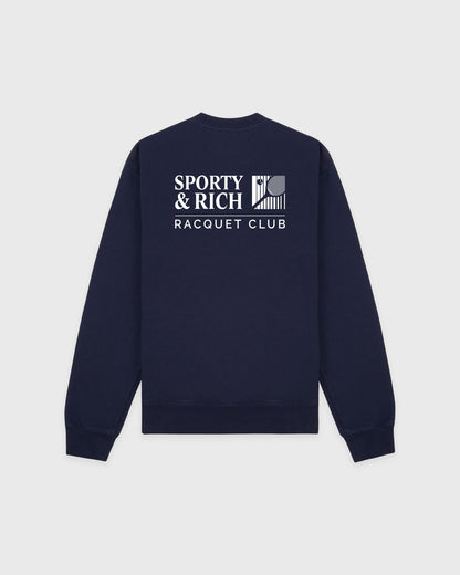 Promo Crewneck - Navy/White