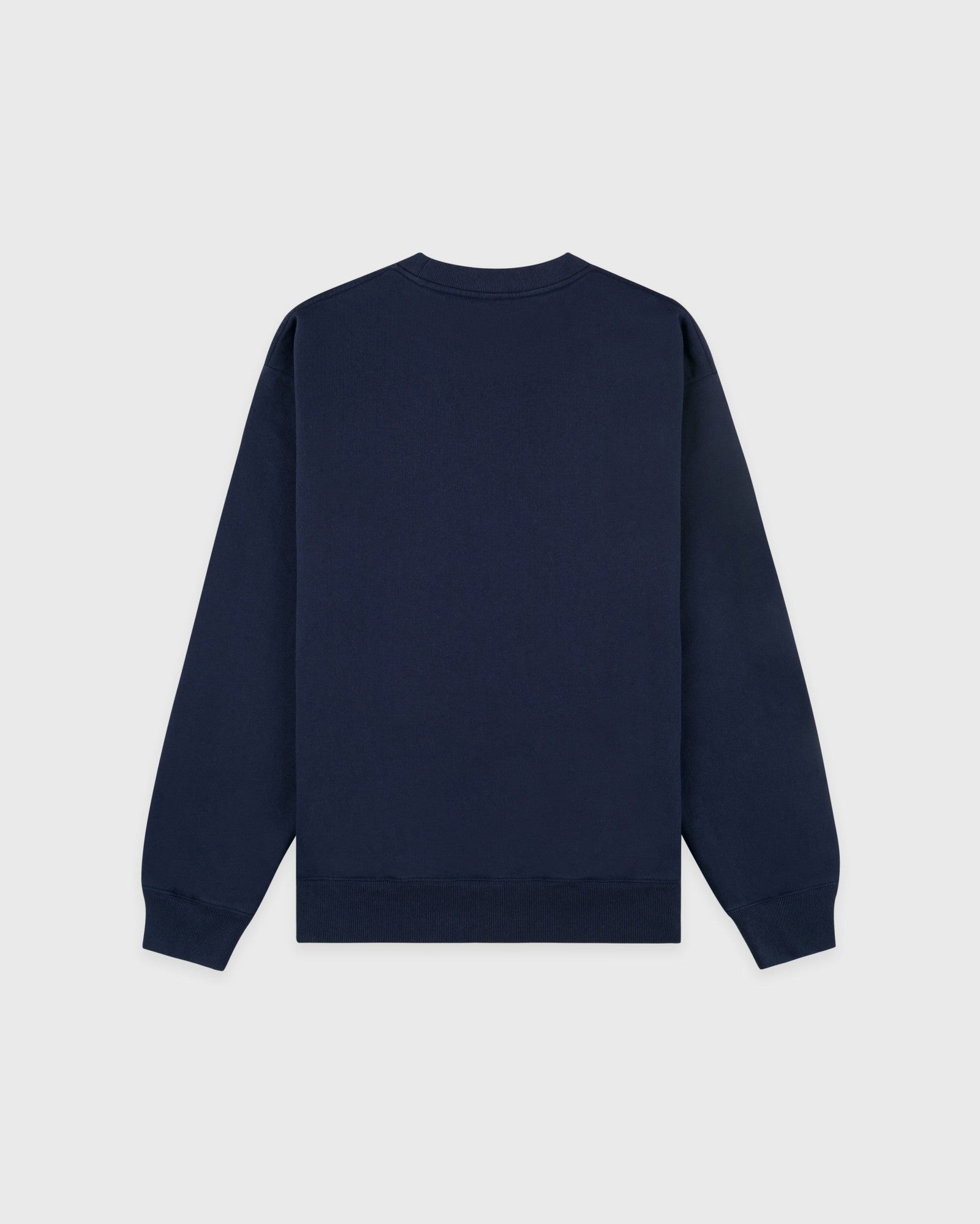 Varsity Crest Crewneck - Navy/White