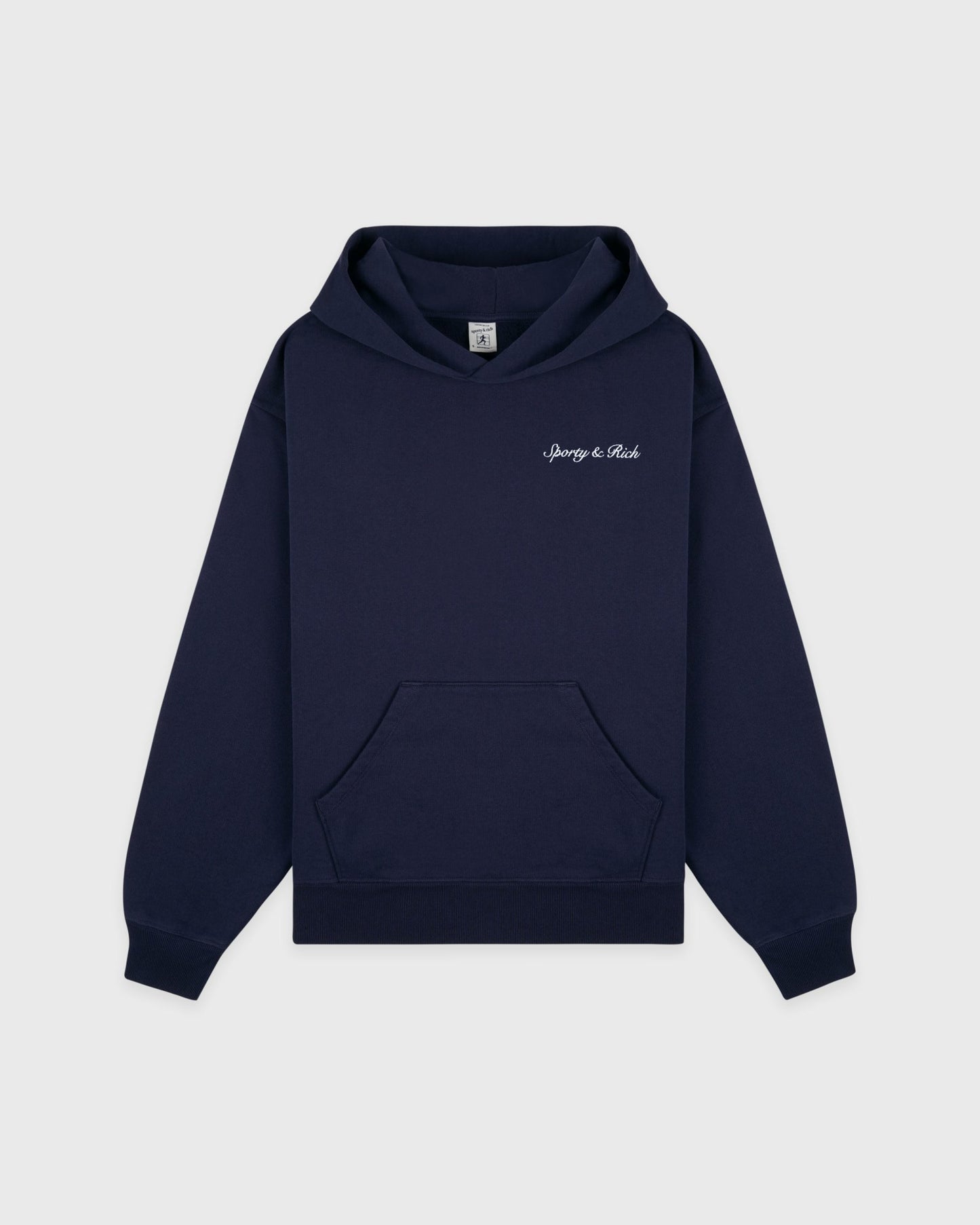 Syracuse Embroidered Hoodie - Navy/White