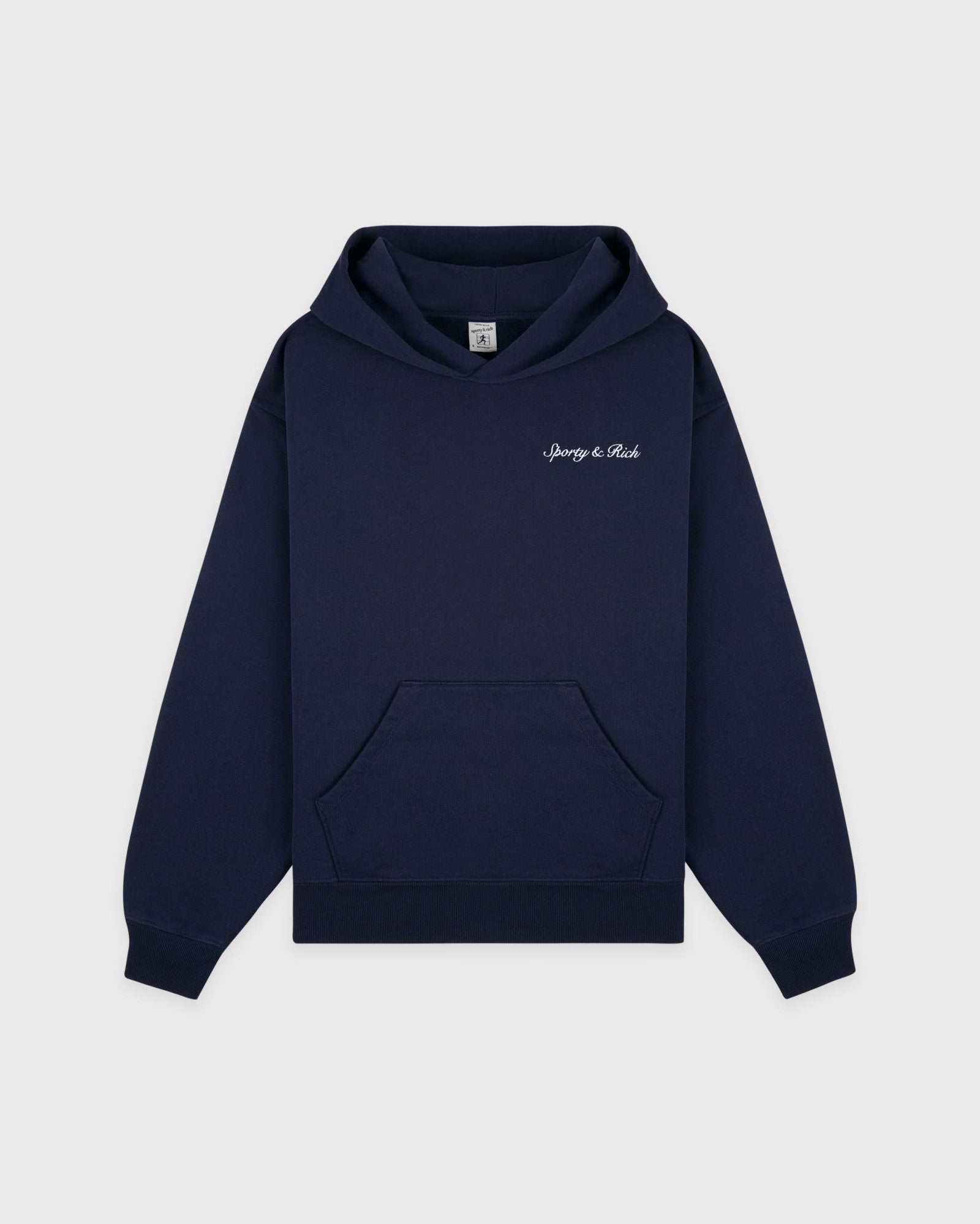 Syracuse Embroidered Hoodie - Navy/White