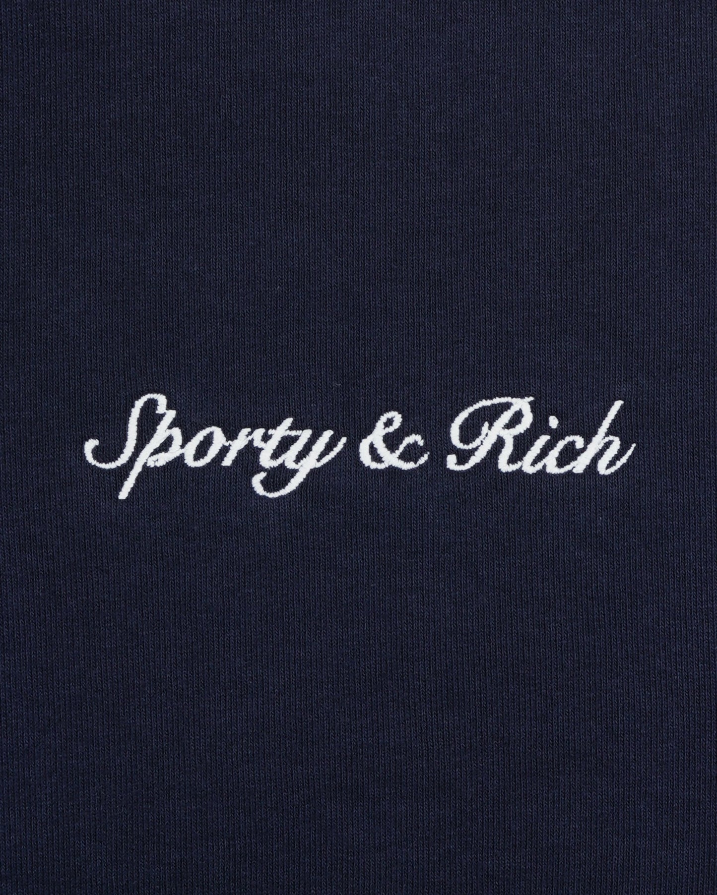 Syracuse Embroidered Hoodie - Navy/White