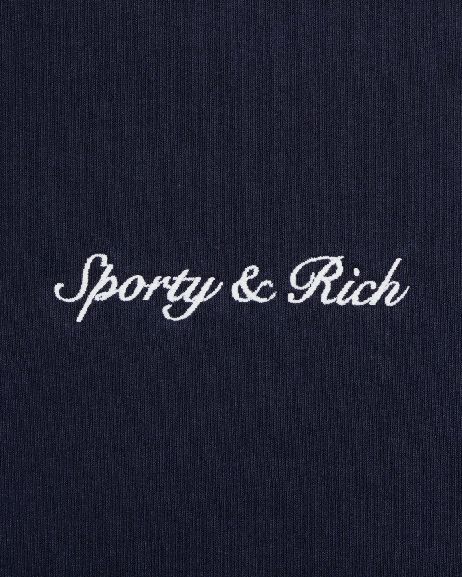 Syracuse Embroidered Hoodie - Navy/White