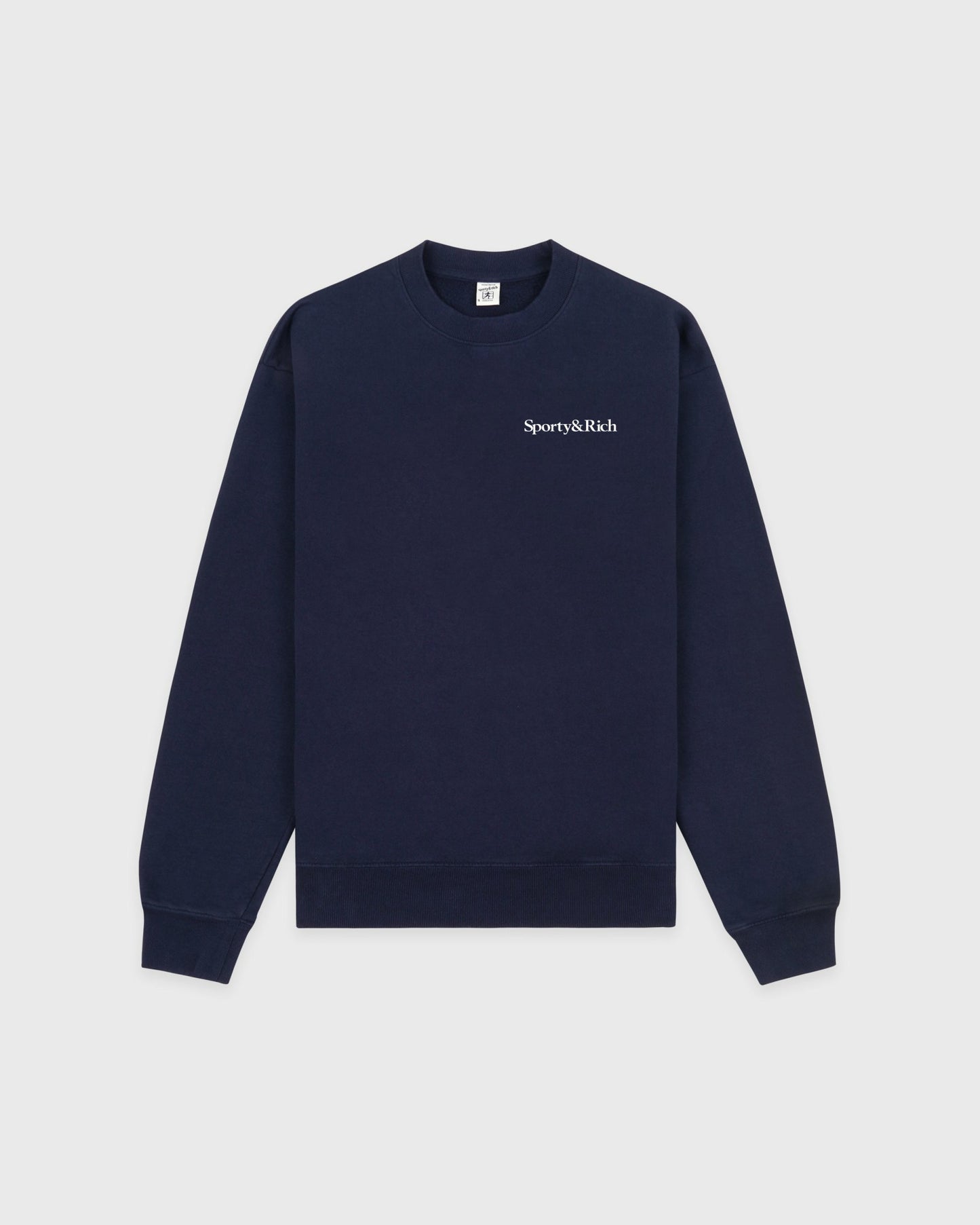 Play Tennis Crewneck - Navy/White