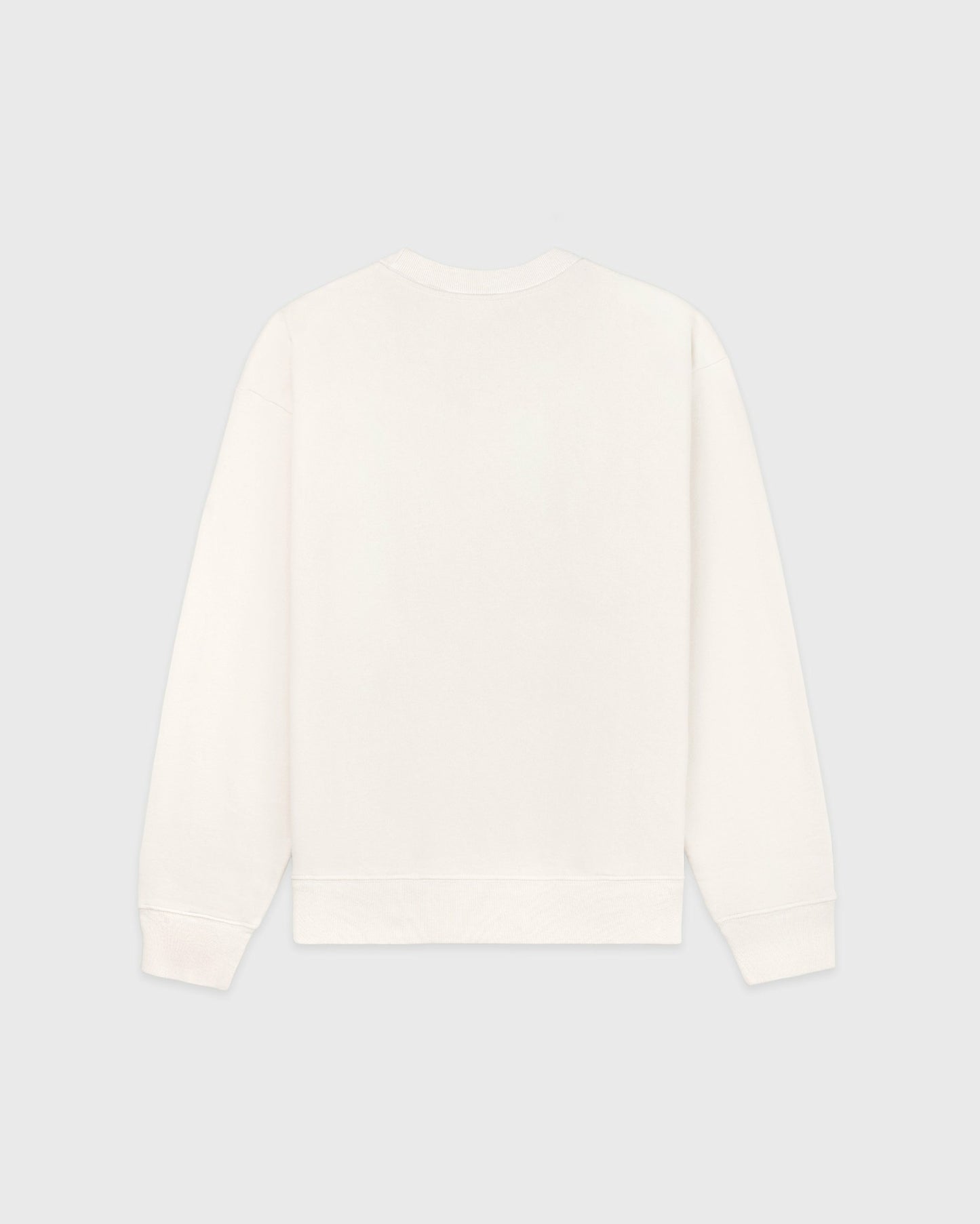 Varsity Crest Crewneck - Ecru/Navy