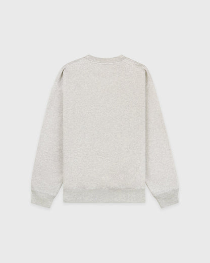 Beverly Script Crewneck - Heather Gray/Navy