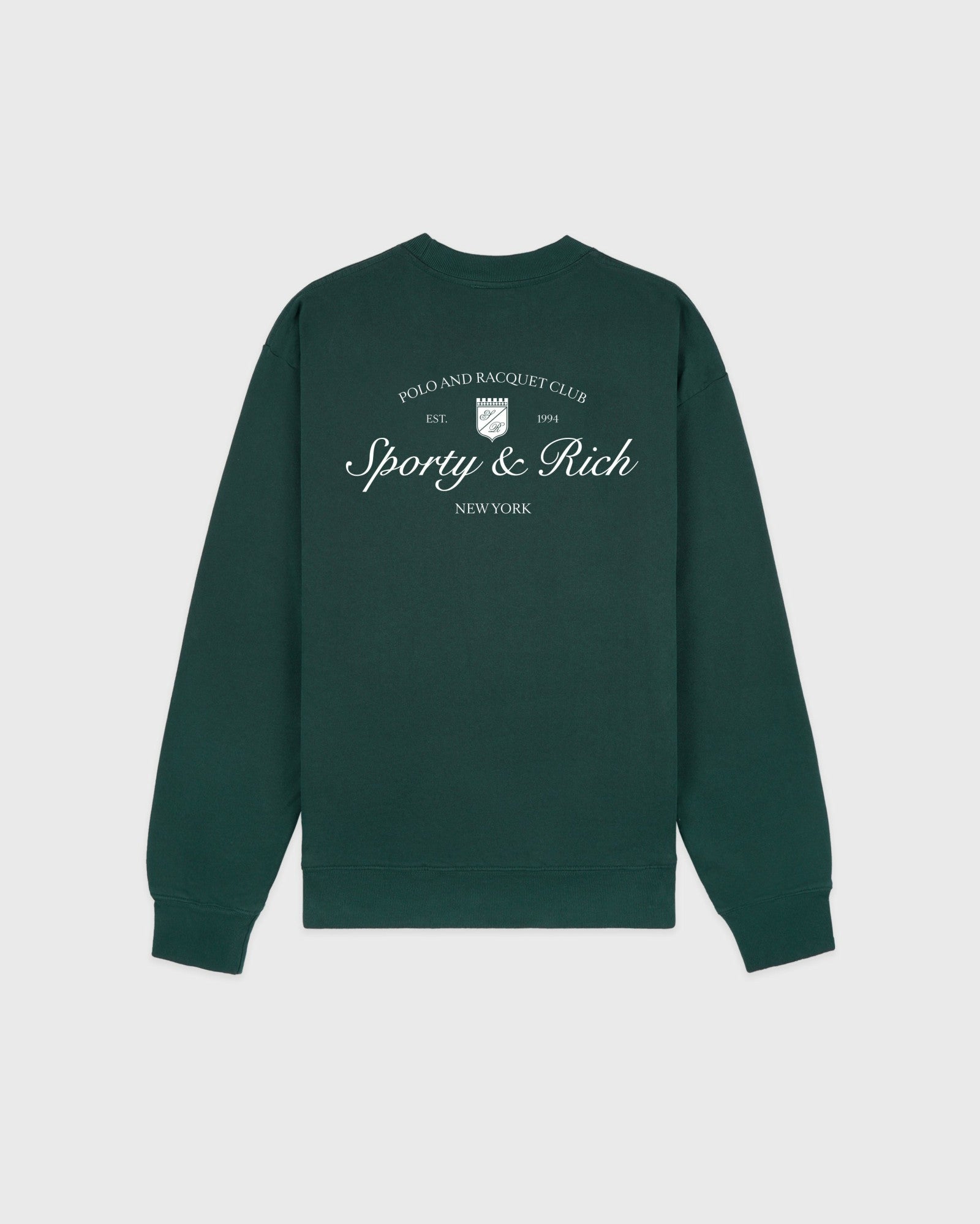 Syracuse Crewneck - Forest/White