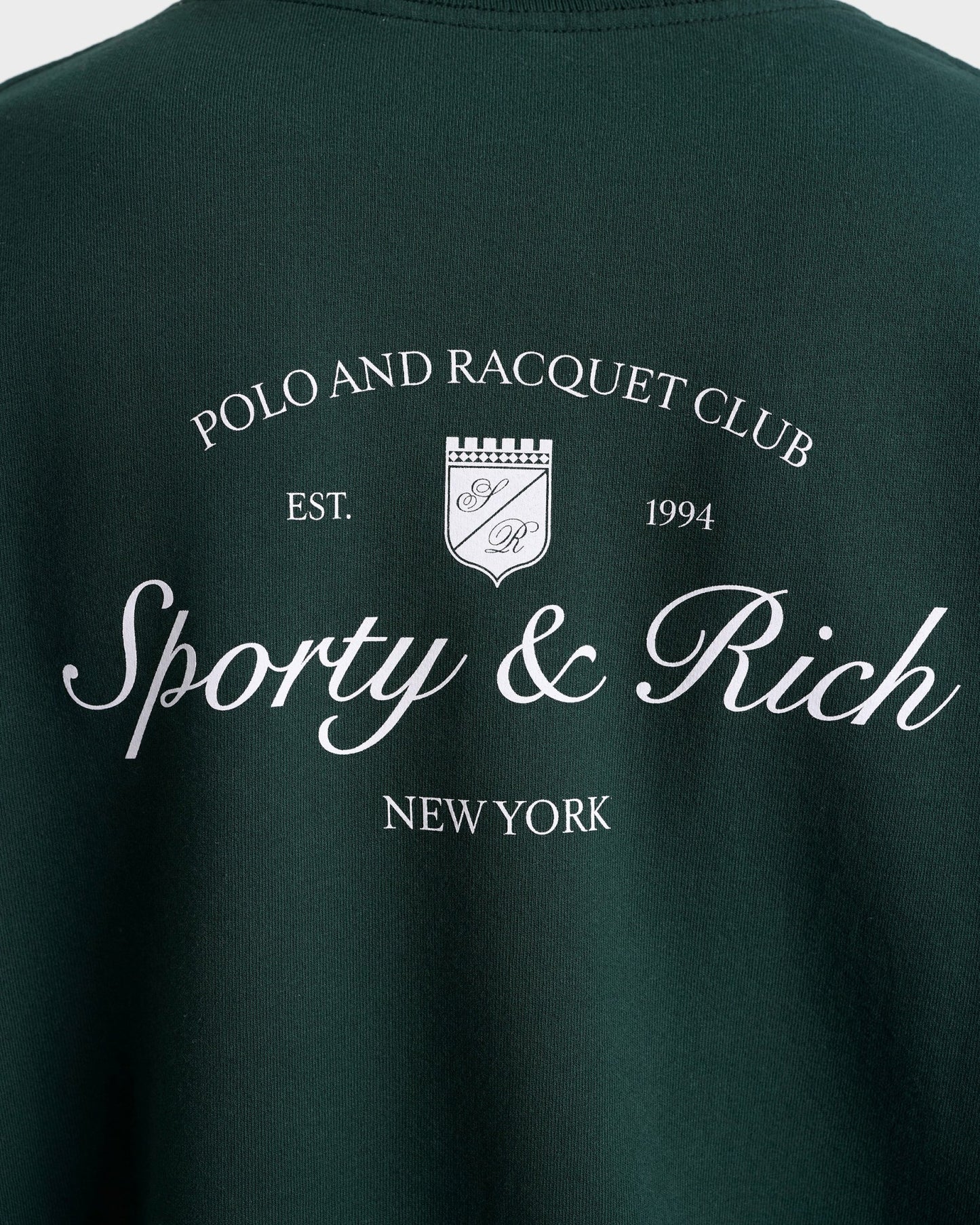 Syracuse Crewneck - Forest/White