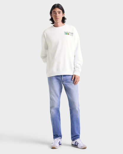 Invitational Crewneck - White/Forest