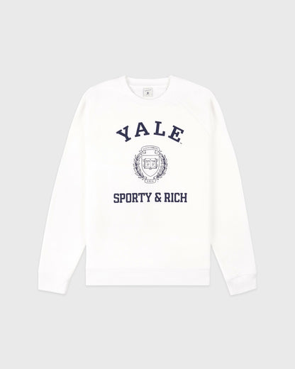 Veritas Soft Crewneck - White/Navy