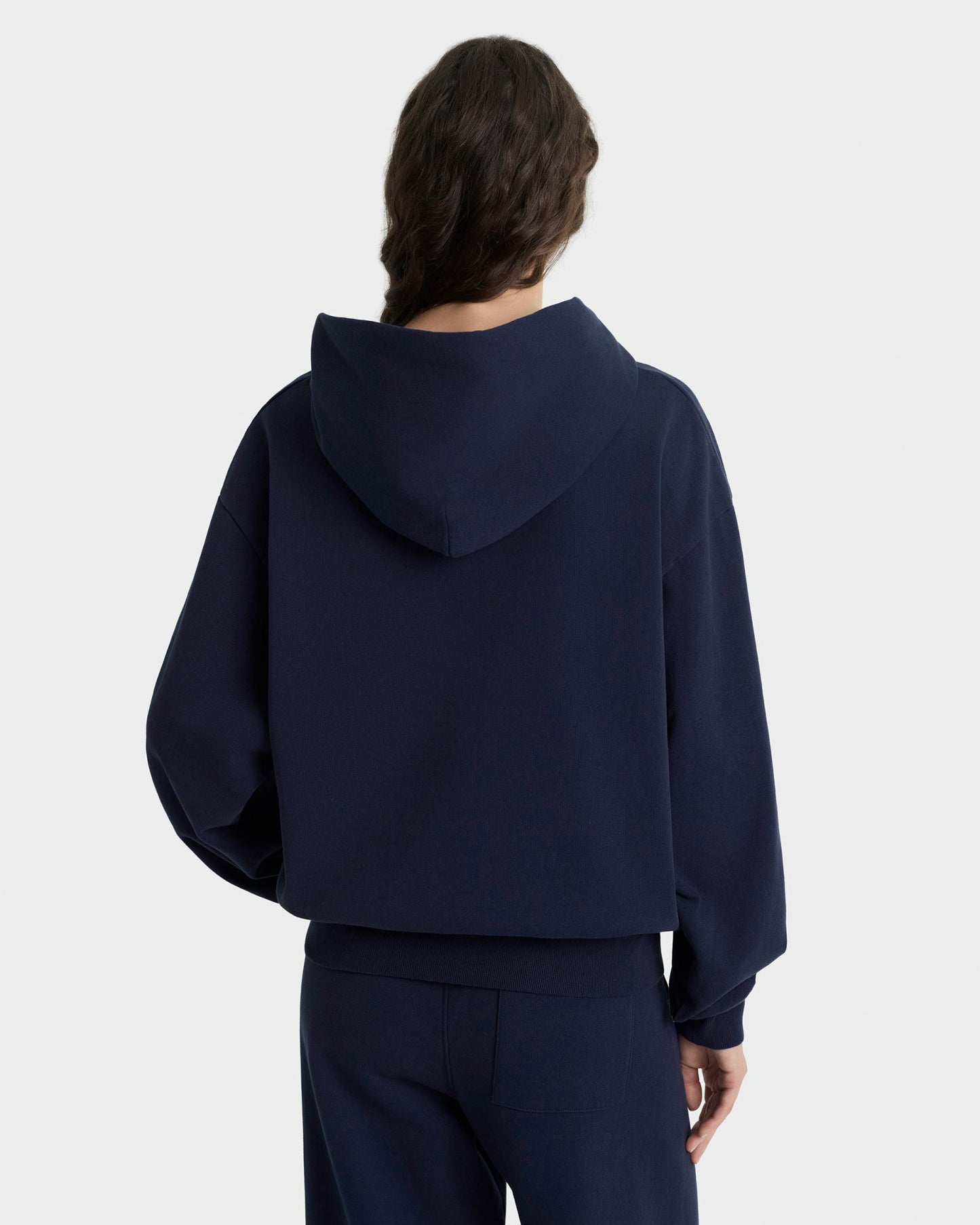 Heritage Yankees Serif Zip Hoodie - Navy/White
