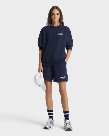 Pro Crewneck - Navy/White