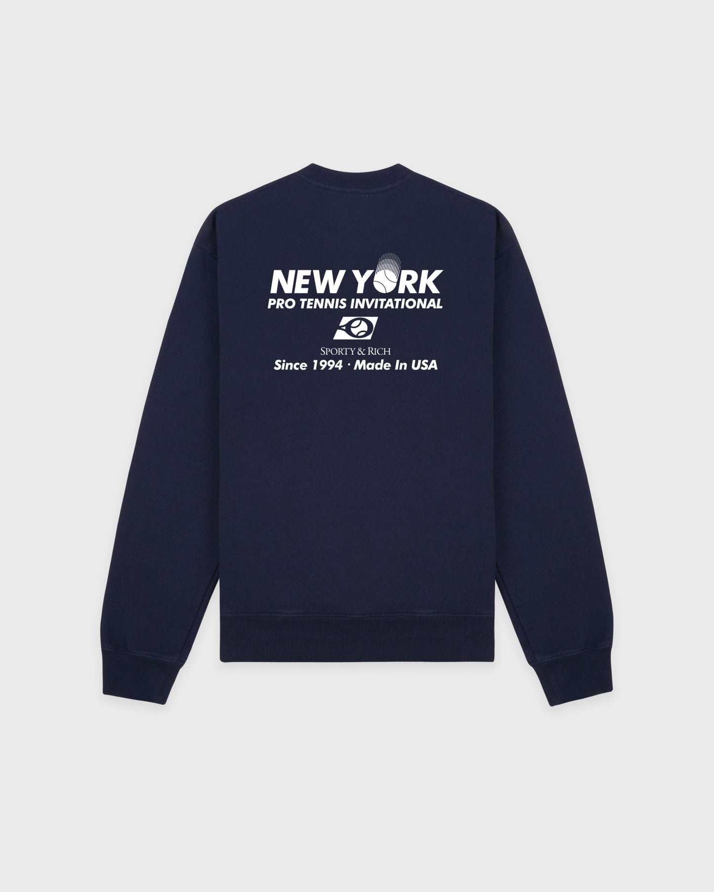 Pro Crewneck - Navy/White