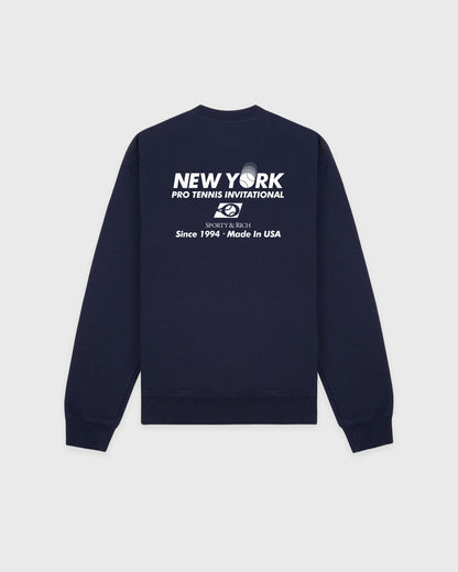 Pro Crewneck - Navy/White