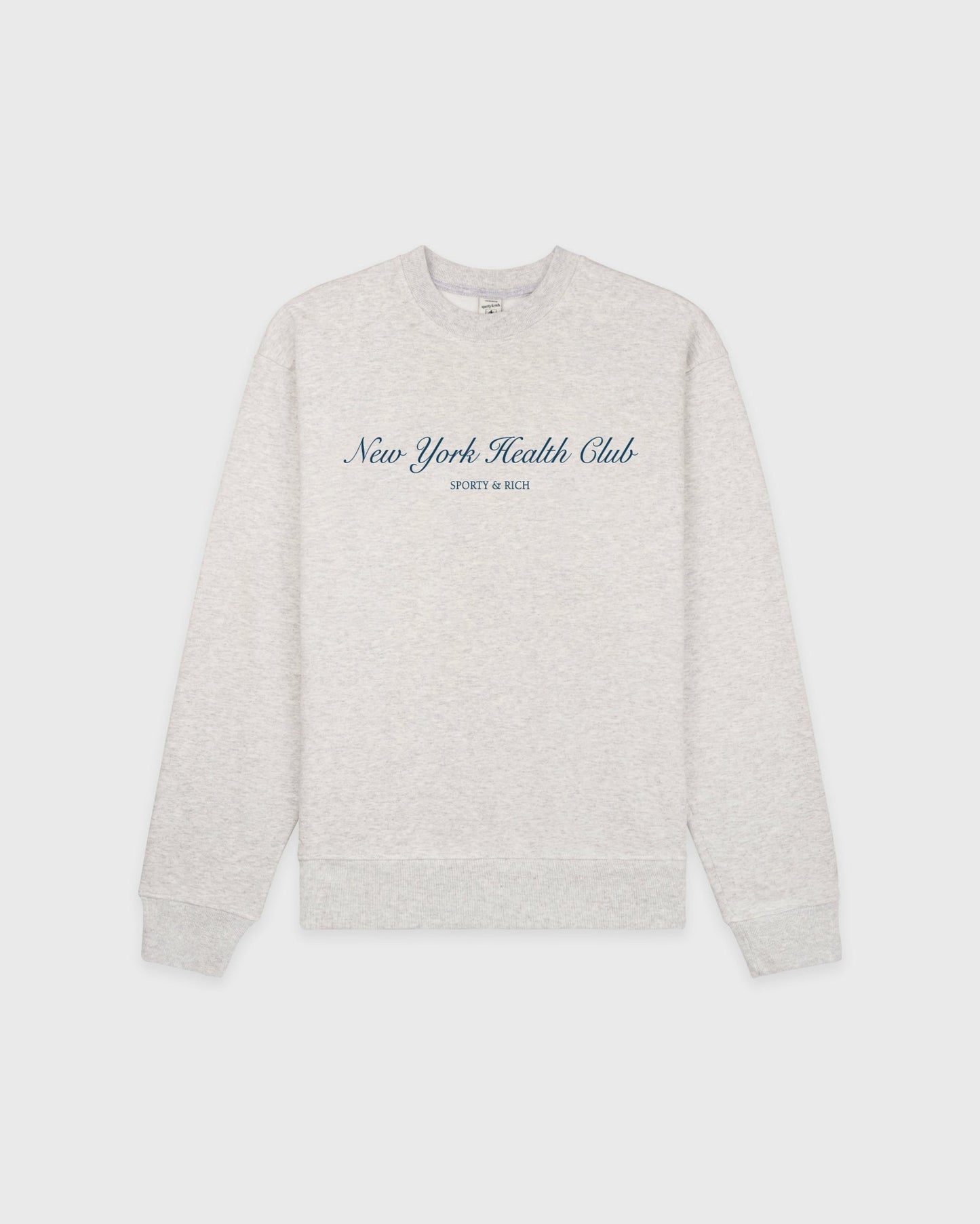 NY Health Club Crewneck - Heather Gray