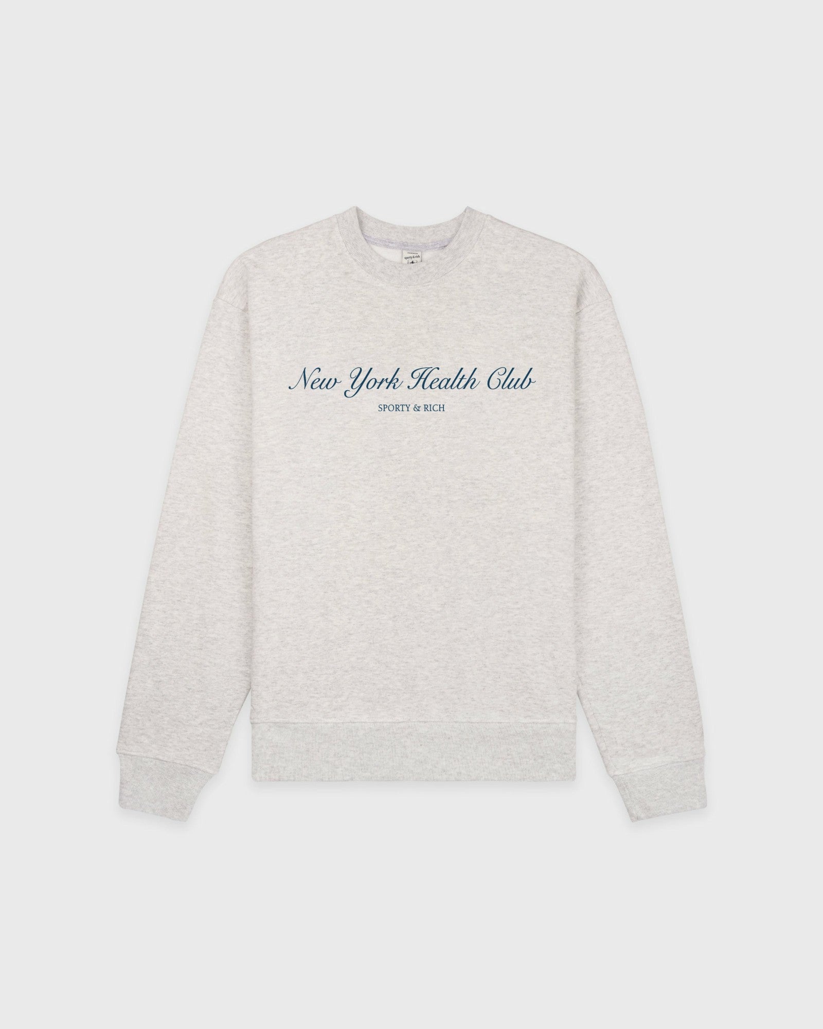 NY Health Club Crewneck - Heather Gray